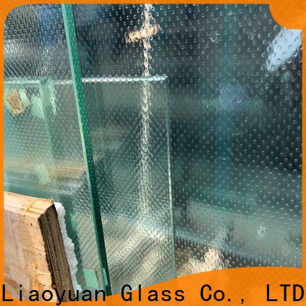 Liaoyuan Glass high-quality acid frosted glass bulk bulk production