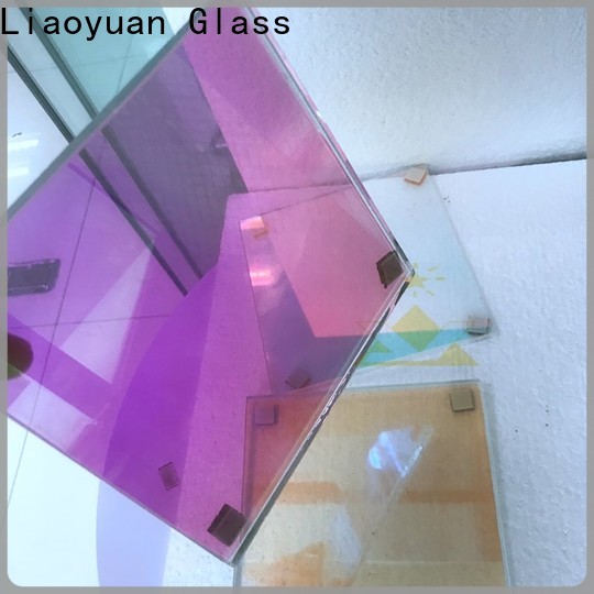Liaoyuan Glass rainbow stained glass company for promotion