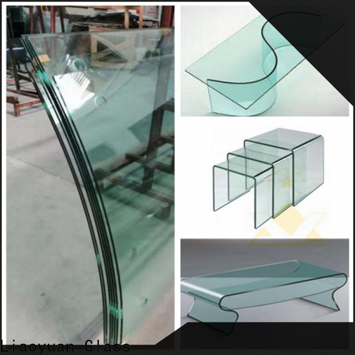 Liaoyuan Glass durable hot bent glass directly sale bulk buy