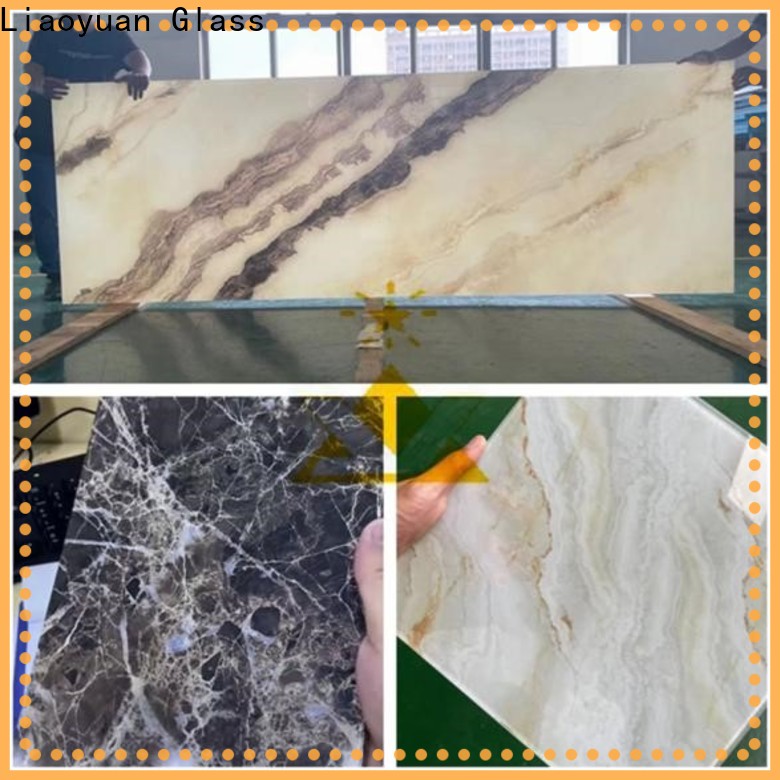 Liaoyuan Glass digital print glass directly sale bulk buy