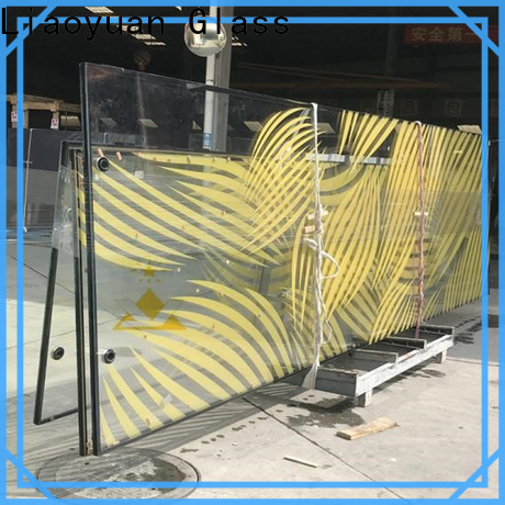 Liaoyuan Glass custom screen printing on glass wholesale with high cost performance