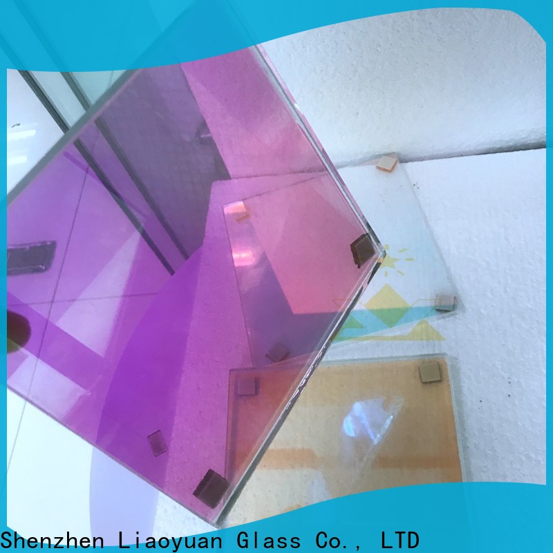 Liaoyuan Glass cheap rainbow stained glass factory for sale