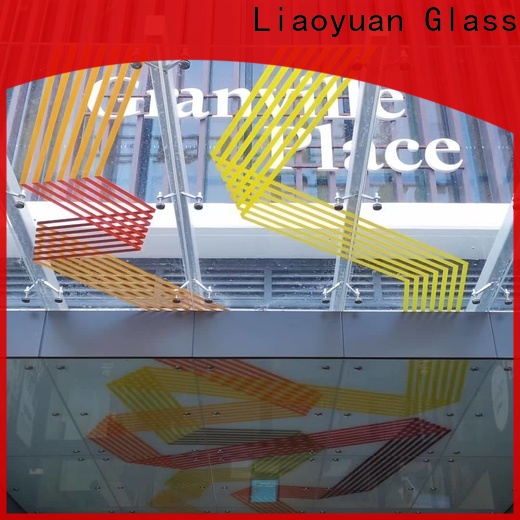 Liaoyuan Glass digital printing glass directly sale with high cost performance