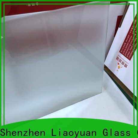 Liaoyuan Glass top quality glass acid etching designs factory bulk production