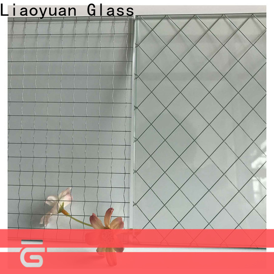 Liaoyuan Glass wired glass supply bulk production