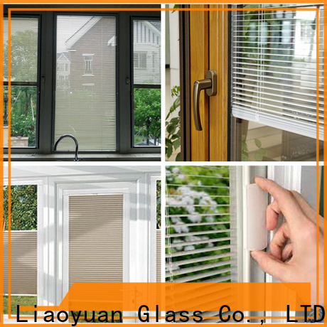 Liaoyuan Glass Insulating Glass with Integral Blinds bulk for promotion