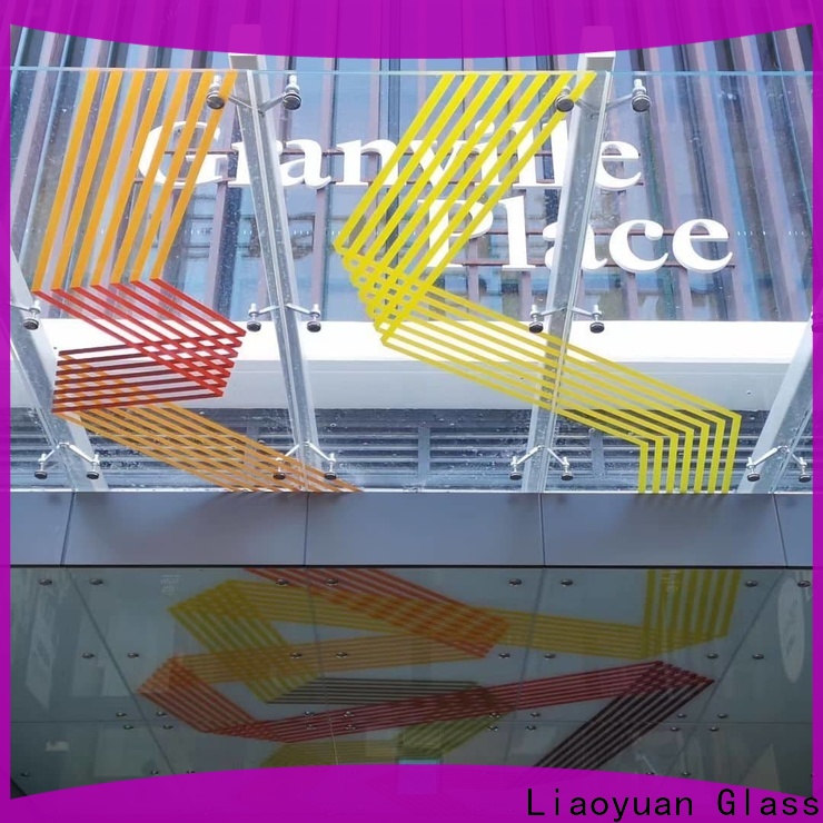 Liaoyuan Glass ceramic printed glass manufacturer for promotion