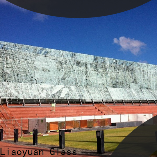 Liaoyuan Glass silk screened glass wholesale bulk production