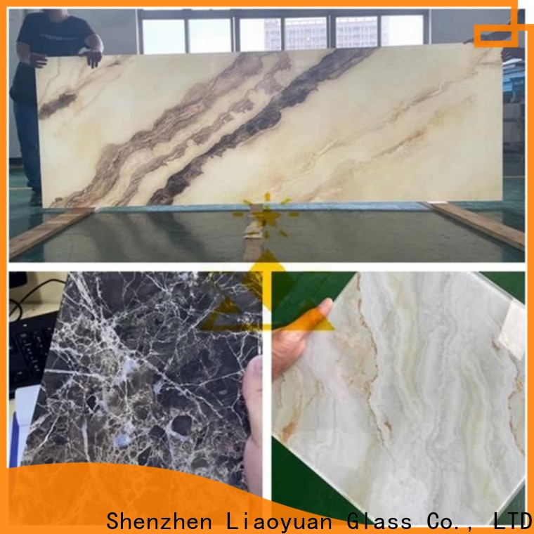 Liaoyuan Glass printed glass factory direct supply bulk production