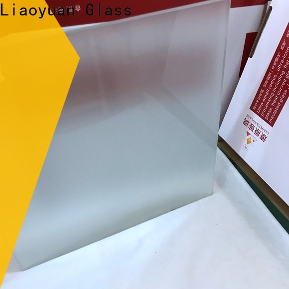 Liaoyuan Glass acid etched toughened glass factory direct supply for sale