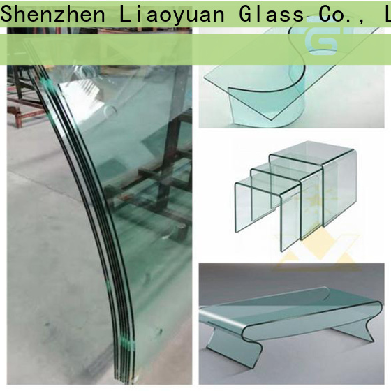 Liaoyuan Glass curving glass sheets company for promotion