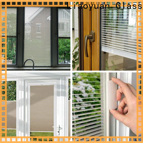 Liaoyuan Glass top quality Insulating Glass with Integral Blinds supplier for sale
