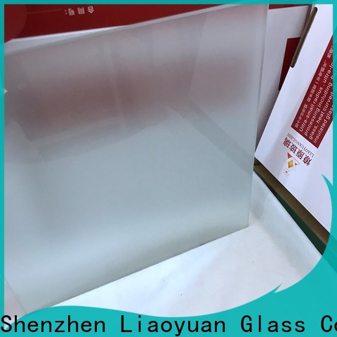 Liaoyuan Glass hot-sale custom acid etched glass suppliers for sale