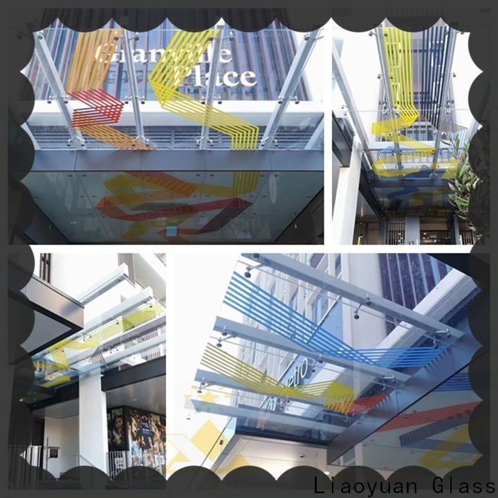 Liaoyuan Glass hot-sale printed glass designs wholesale distributors for promotion