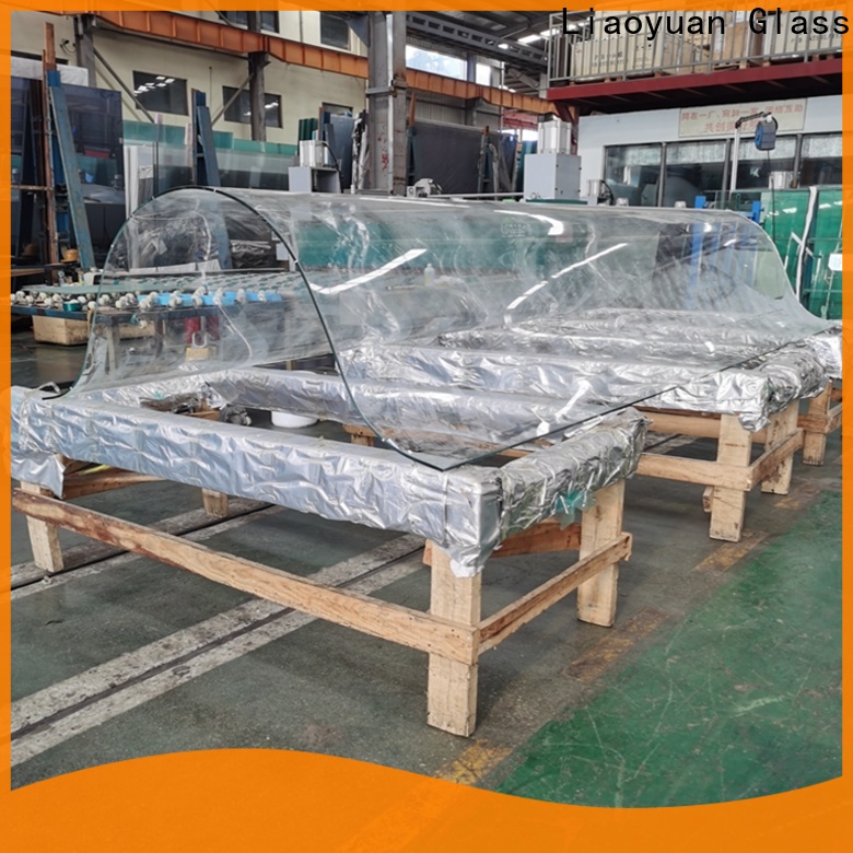 Liaoyuan Glass hot selling curved glass series for promotion