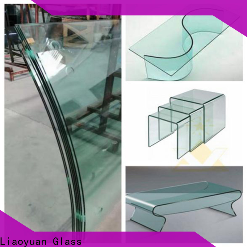 Liaoyuan Glass bent glass design from China for sale
