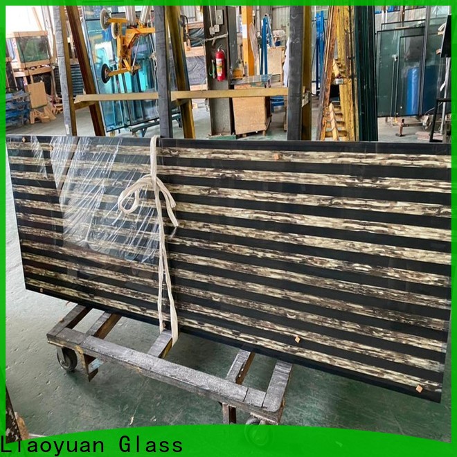 Liaoyuan Glass factory price printed glass designs supplier bulk production