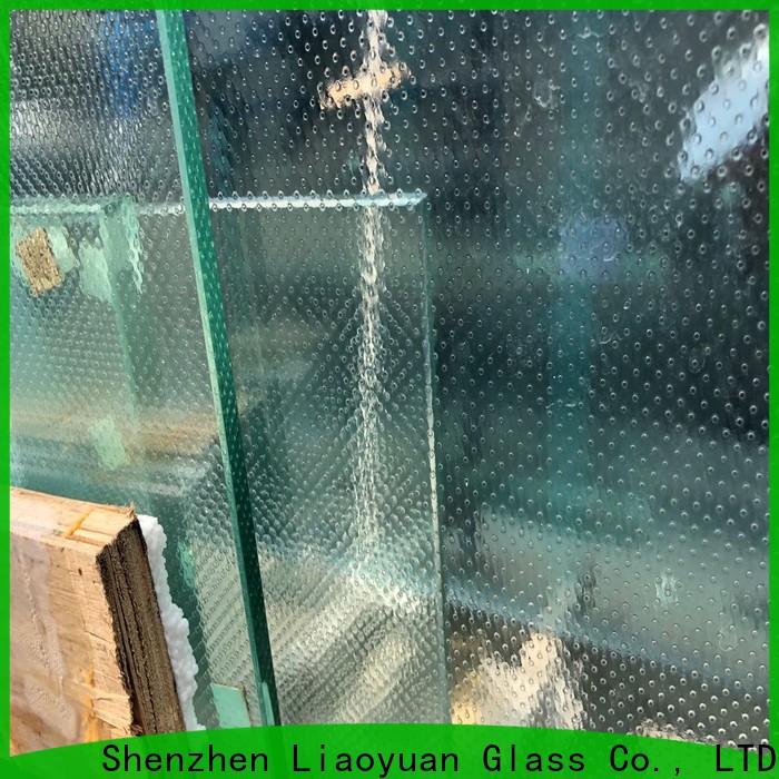Liaoyuan Glass high-quality acid etched glass factory price for promotion