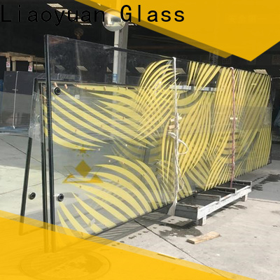 Liaoyuan Glass quality custom screen printing on glass manufacturer with high cost performance