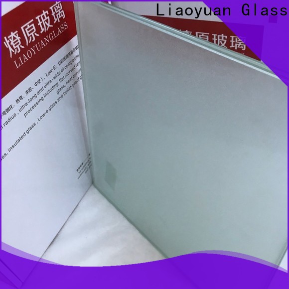high quality sandblasting tempered glass manufacturing bulk production