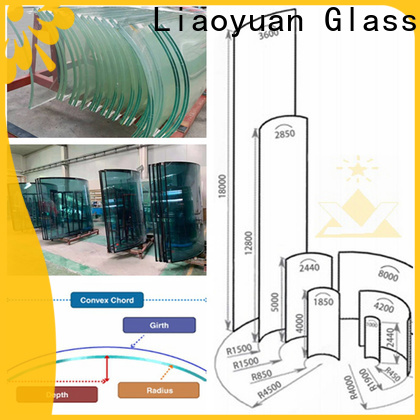 Liaoyuan Glass oem tempered curved glass in bulk bulk production