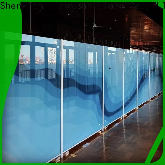 Liaoyuan Glass factory price digital printing glass with good price for sale