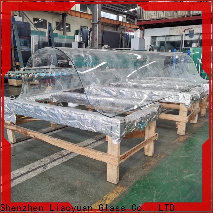Liaoyuan Glass curved glass from China for promotion