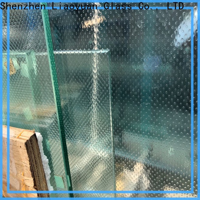 Liaoyuan Glass durable acid etched glass bulks for sale