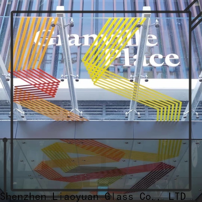 Liaoyuan Glass ceramic printing on glass supplier bulk buy