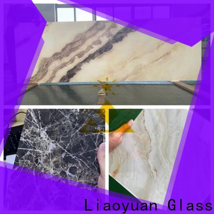 Liaoyuan Glass top digital printing glass design from China bulk production