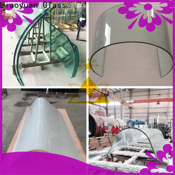 cheap bespoke curved glass design for promotion