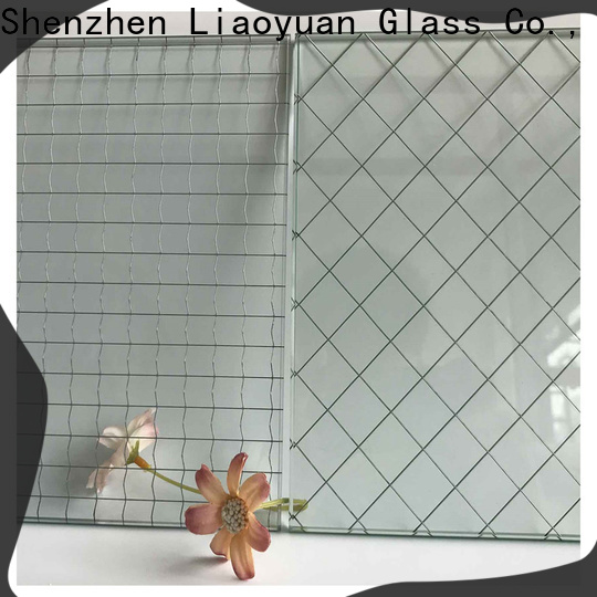 top security glass with wire mesh in bulk for promotion