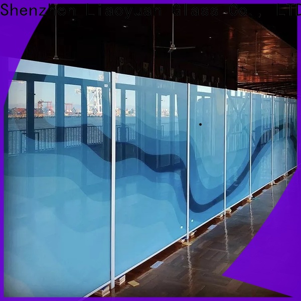 Liaoyuan Glass digital printing glass manufacturer for promotion