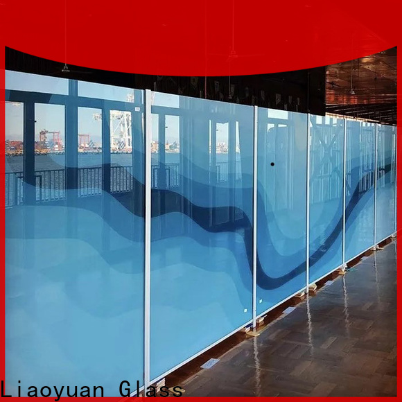 Liaoyuan Glass high-quality digital printing glass design factory price bulk production