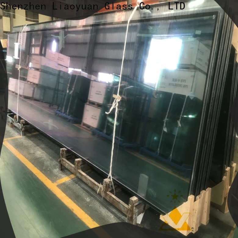 cheap double low e glass supply bulk production