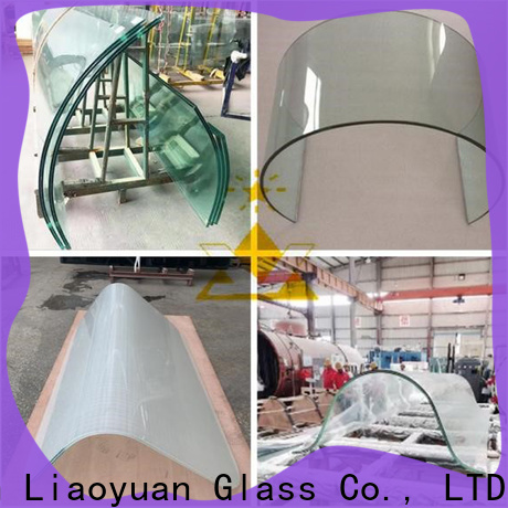 Liaoyuan Glass latest curved glass cost company for sale