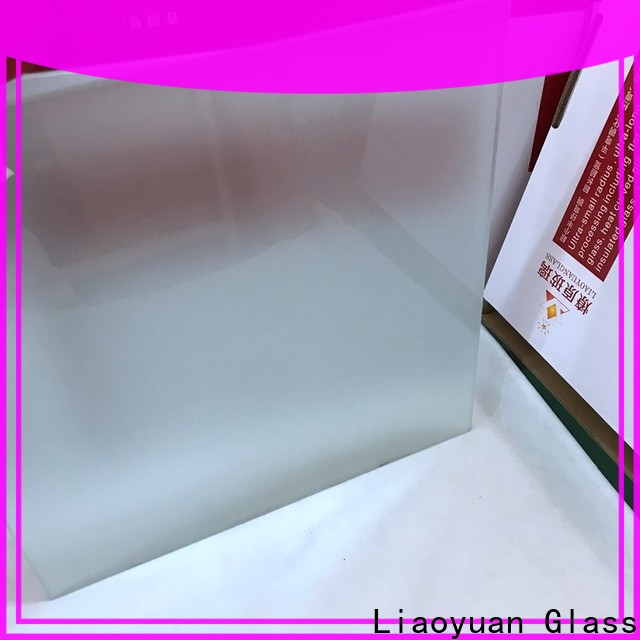 Liaoyuan Glass best glass acid etching designs series for sale