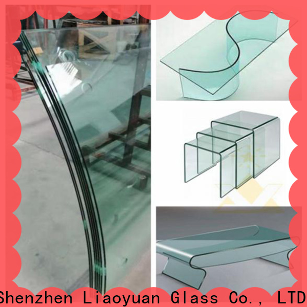 Liaoyuan Glass high-quality bent and curved glass company for sale
