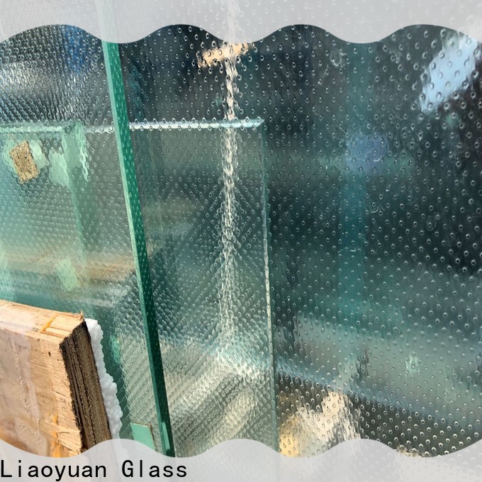 Liaoyuan Glass acid etched glass designs factory for sale