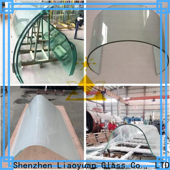 Liaoyuan Glass high quality curved shower glass panels manufacturer bulk buy