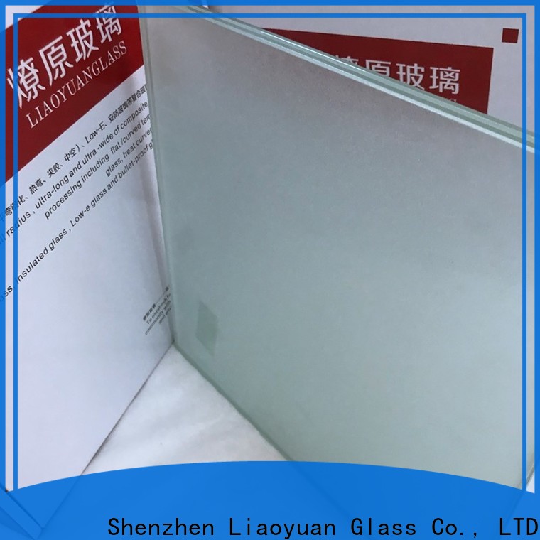 Liaoyuan Glass sandblast glass inquire now for promotion
