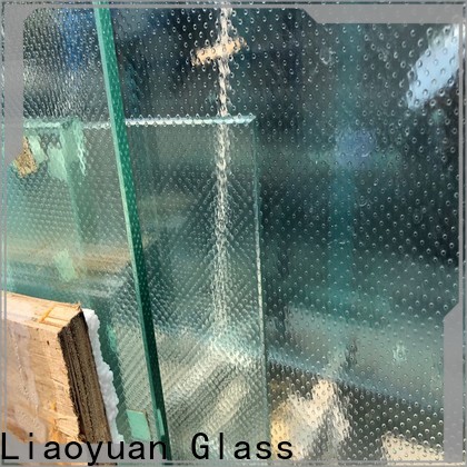 Liaoyuan Glass acid etched glass designs manufacturing for promotion