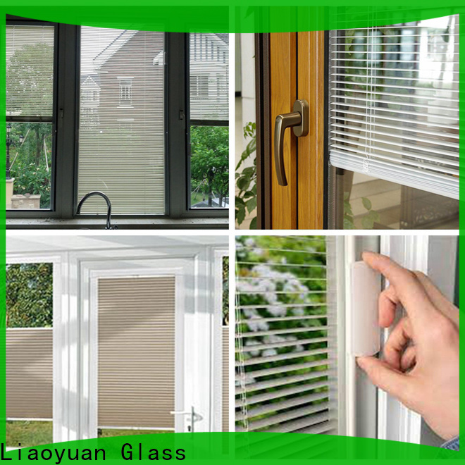 Liaoyuan Glass factory price Insulating Glass with Integral Blinds company bulk production