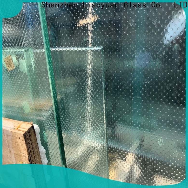 Liaoyuan Glass high quality acid etched glass price with good price for sale