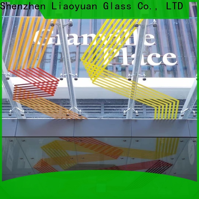 Liaoyuan Glass professional ceramic printed glass company bulk production