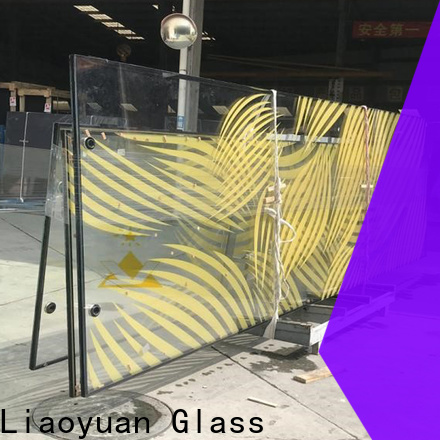 high quality custom screen printing on glass factory direct supply for sale