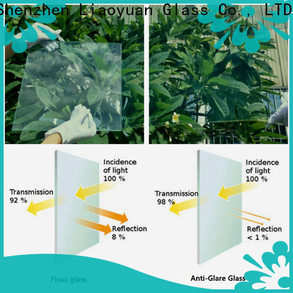 Liaoyuan Glass top quality anti glare glasses cost suppliers for promotion