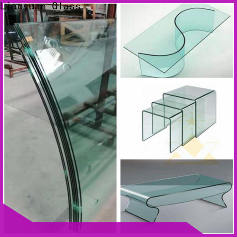 Liaoyuan Glass high quality curved and bent glass manufacturer for sale