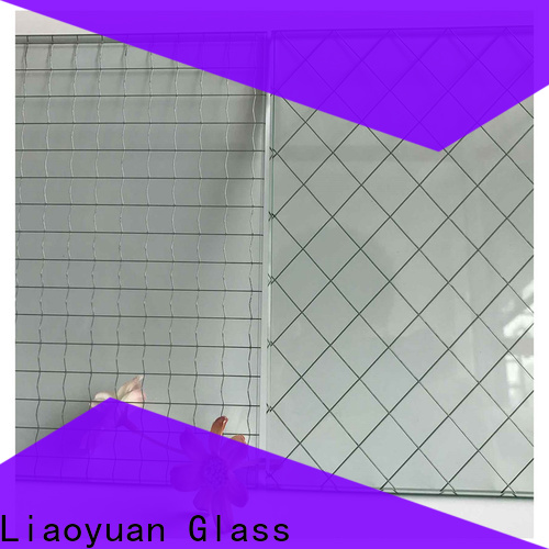 Liaoyuan Glass worldwide wired safety glass supplier for promotion