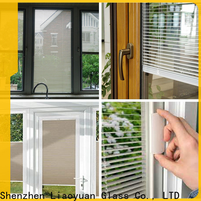 Liaoyuan Glass Insulating Glass with Integral Blinds wholesale bulk production